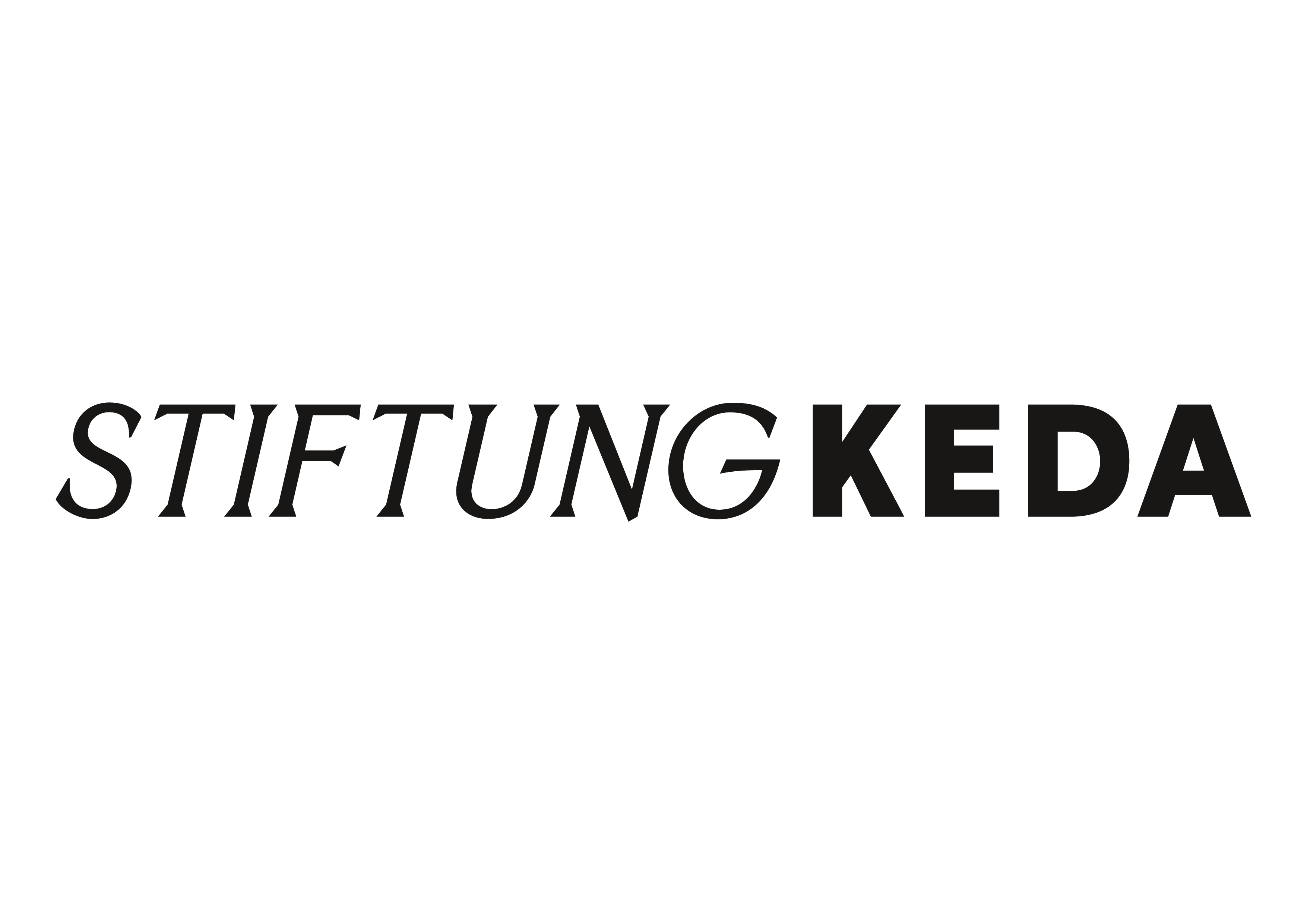 Stiftung KEDA Logo RGB schwarz
